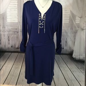 Navy Blue Micheal Kors Dress Size large